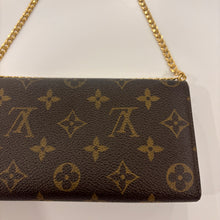 Load image into Gallery viewer, Authentic Louis Vuitton wallet with crossbody chain
