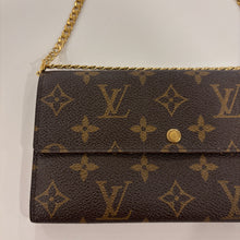 Load image into Gallery viewer, Authentic Louis Vuitton wallet with crossbody chain
