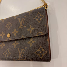 Load image into Gallery viewer, Authentic Louis Vuitton wallet with crossbody chain
