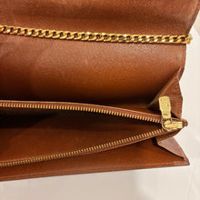 Load image into Gallery viewer, Authentic Louis Vuitton wallet with crossbody chain
