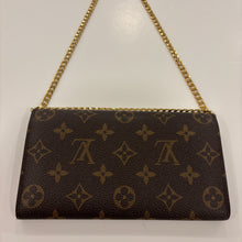 Load image into Gallery viewer, Authentic Louis Vuitton wallet with crossbody chain
