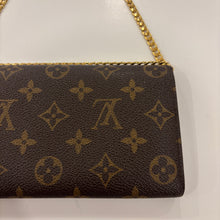 Load image into Gallery viewer, Authentic Louis Vuitton wallet with crossbody chain
