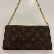 Load image into Gallery viewer, Authentic Louis Vuitton wallet with crossbody chain
