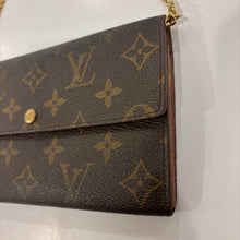 Load image into Gallery viewer, Authentic Louis Vuitton wallet with crossbody chain
