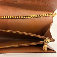 Load image into Gallery viewer, Authentic Louis Vuitton wallet with crossbody chain
