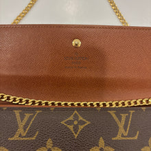 Load image into Gallery viewer, Authentic Louis Vuitton wallet with crossbody chain

