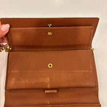 Load image into Gallery viewer, Authentic Louis Vuitton wallet with crossbody chain
