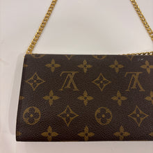 Load image into Gallery viewer, Authentic Louis Vuitton wallet with crossbody chain
