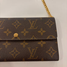 Load image into Gallery viewer, Authentic Louis Vuitton wallet with crossbody chain
