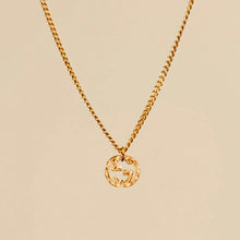 Load image into Gallery viewer, Authentic repurposed Gucci logo necklace
