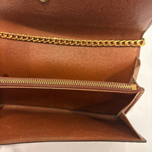Load image into Gallery viewer, Authentic Louis Vuitton wallet with crossbody chain
