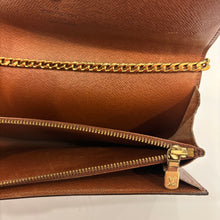 Load image into Gallery viewer, Authentic Louis Vuitton wallet with crossbody chain
