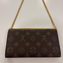 Load image into Gallery viewer, Authentic Louis Vuitton wallet with crossbody chain
