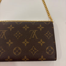 Load image into Gallery viewer, Authentic Louis Vuitton wallet with crossbody chain
