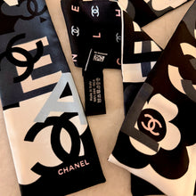 Load image into Gallery viewer, Authentic Chanel silk twilly - excellent condition
