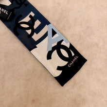 Load image into Gallery viewer, Authentic Chanel silk twilly - excellent condition

