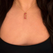 Load image into Gallery viewer, Authentic repurposed Prada necklace - small size light pink
