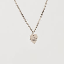 Load image into Gallery viewer, Authentic repurposed Gucci necklace silver
