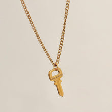 Load image into Gallery viewer, Authentic repurposed Louis Vuitton key necklace
