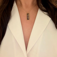 Load image into Gallery viewer, Authentic repurposed Prada necklace - brown small size
