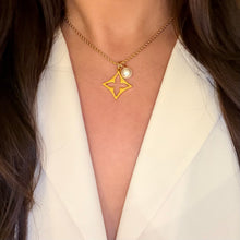 Load image into Gallery viewer, Authentic repurposed Louis Vuitton monogram necklace
