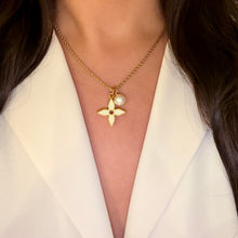 Load image into Gallery viewer, Authentic repurposed Louis Vuitton monogram necklace
