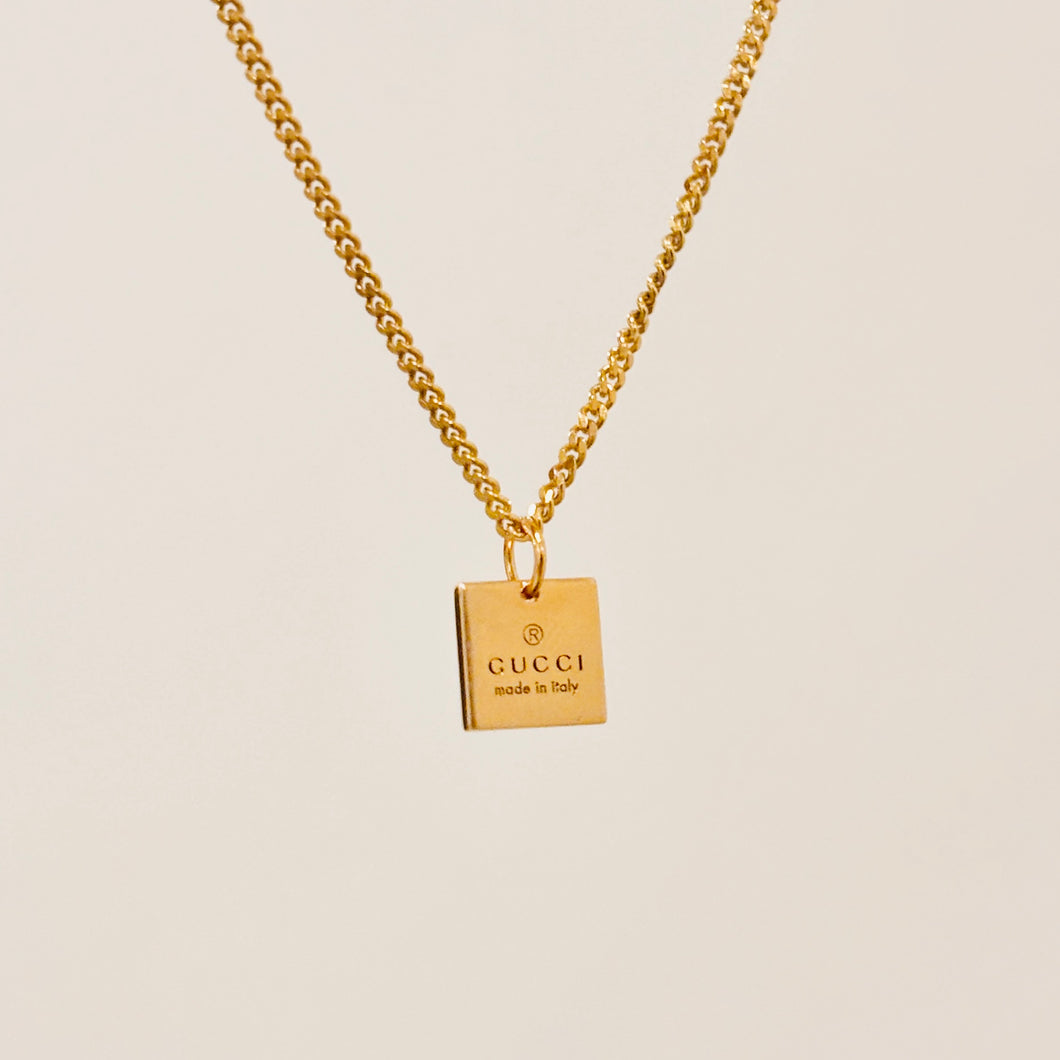 Authentic repurposed Gucci necklace