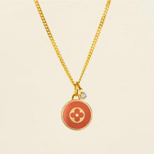 Load image into Gallery viewer, Authentic repurposed Louis Vuitton monogram necklace
