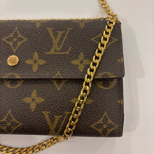 Load image into Gallery viewer, Authentic Louis Vuitton crossbody wallet - with shoulder chain
