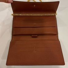 Load image into Gallery viewer, Authentic Louis Vuitton crossbody wallet - with shoulder chain
