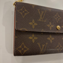 Load image into Gallery viewer, Authentic Louis Vuitton crossbody wallet - with shoulder chain
