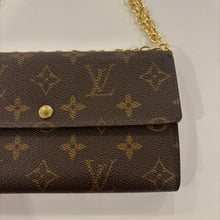 Load image into Gallery viewer, Authentic Louis Vuitton crossbody wallet - with shoulder chain
