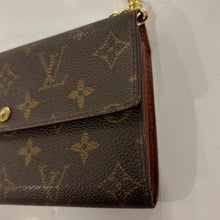 Load image into Gallery viewer, Authentic Louis Vuitton crossbody wallet - with shoulder chain
