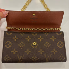 Load image into Gallery viewer, Authentic Louis Vuitton crossbody wallet - with shoulder chain
