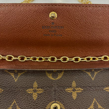 Load image into Gallery viewer, Authentic Louis Vuitton crossbody wallet - with shoulder chain
