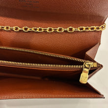 Load image into Gallery viewer, Authentic Louis Vuitton crossbody wallet - with shoulder chain

