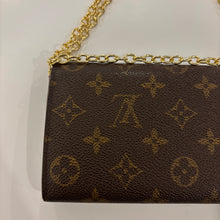Load image into Gallery viewer, Authentic Louis Vuitton crossbody wallet - with shoulder chain
