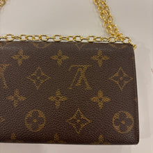 Load image into Gallery viewer, Authentic Louis Vuitton crossbody wallet - with shoulder chain
