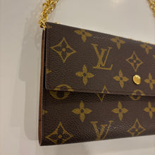 Load image into Gallery viewer, Authentic Louis Vuitton crossbody wallet - with shoulder chain
