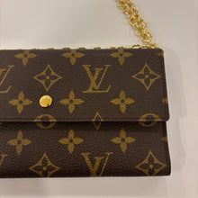 Load image into Gallery viewer, Authentic Louis Vuitton crossbody wallet - with shoulder chain
