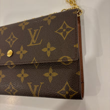 Load image into Gallery viewer, Authentic Louis Vuitton crossbody wallet - with shoulder chain
