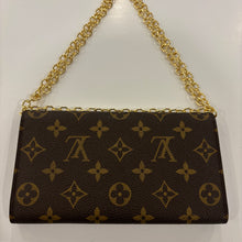 Load image into Gallery viewer, Authentic Louis Vuitton crossbody wallet - with shoulder chain
