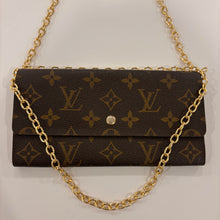 Load image into Gallery viewer, Authentic Louis Vuitton crossbody wallet - with shoulder chain
