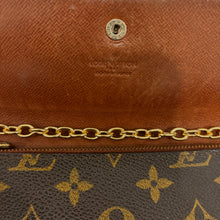 Load image into Gallery viewer, Authentic Louis Vuitton crossbody wallet - with shoulder chain
