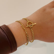 Load image into Gallery viewer, Authentic repurposed YSL engraved bracelet
