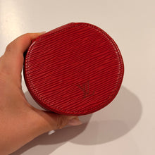 Load image into Gallery viewer, Authentic pre loved Louis Vuitton leather jewelry case - larger
