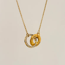 Load image into Gallery viewer, Authentic repurposed Cartier crystal necklace

