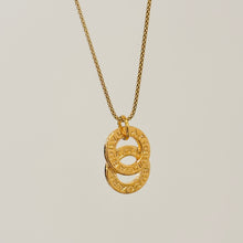 Load image into Gallery viewer, Authentic repurposed double Bvlgari necklace
