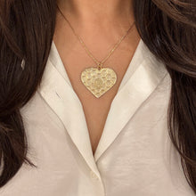 Load image into Gallery viewer, Authentic repurposed Dior heart necklace - medium size
