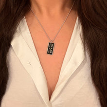 Load image into Gallery viewer, Authentic repurposed Prada necklace
